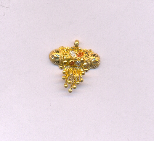 GOLD PENDENT PLAIN FANCY