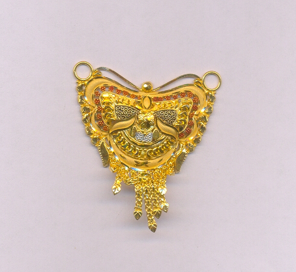 GOLD PENDENT PLAIN FANCY