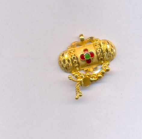 GOLD PENDENT PLAIN FANCY