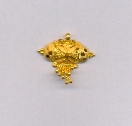 GOLD PENDENT PLAIN FANCY