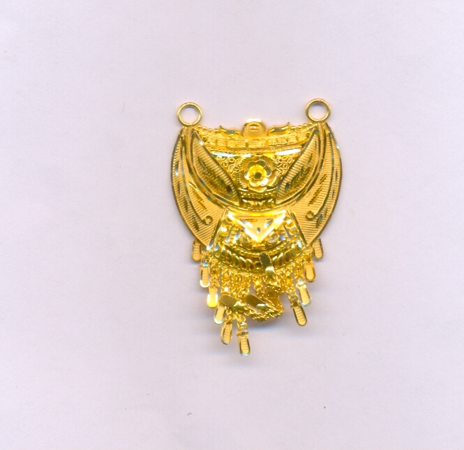 GOLD PENDENT PLAIN FANCY