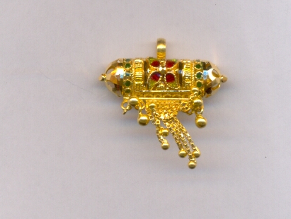 GOLD PENDENT PLAIN FANCY