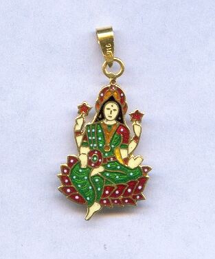 GOLD PENDENT PLAIN FANCY