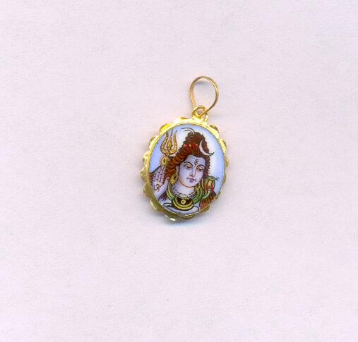 GOLD PENDENT PLAIN FANCY