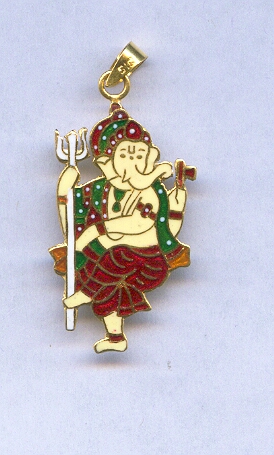 GOLD PENDENT PLAIN FANCY