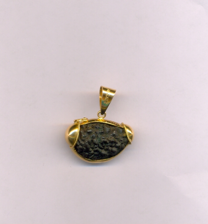 GOLD PENDENT PLAIN FANCY
