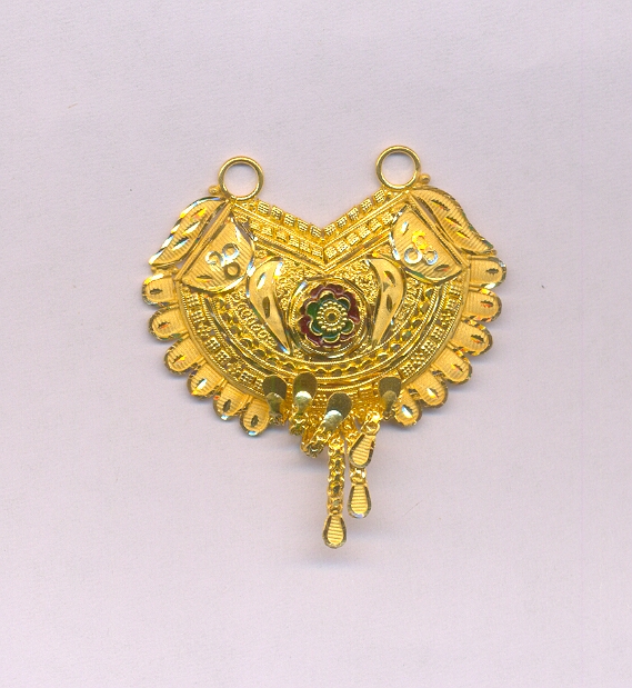 GOLD PENDENT PLAIN FANCY