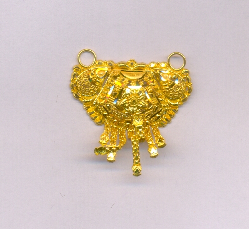 GOLD PENDENT PLAIN FANCY