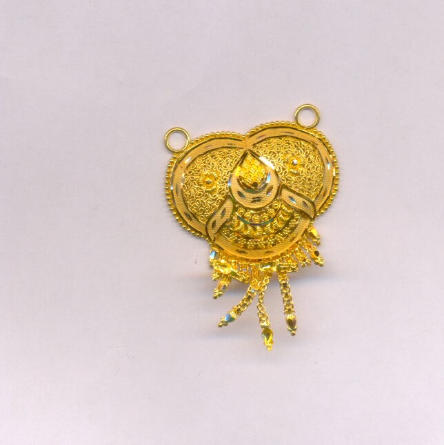 GOLD PENDENT PLAIN FANCY
