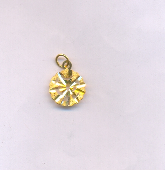 GOLD PENDENT PLAIN FANCY