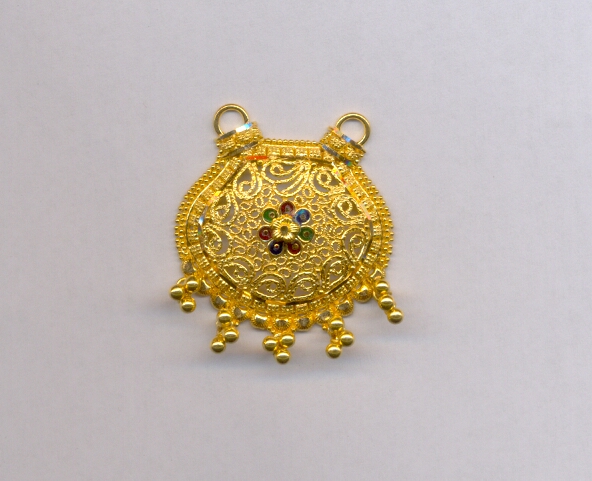 GOLD PENDENT PLAIN FANCY