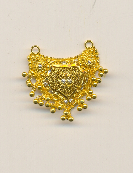 GOLD PENDENT PLAIN FANCY