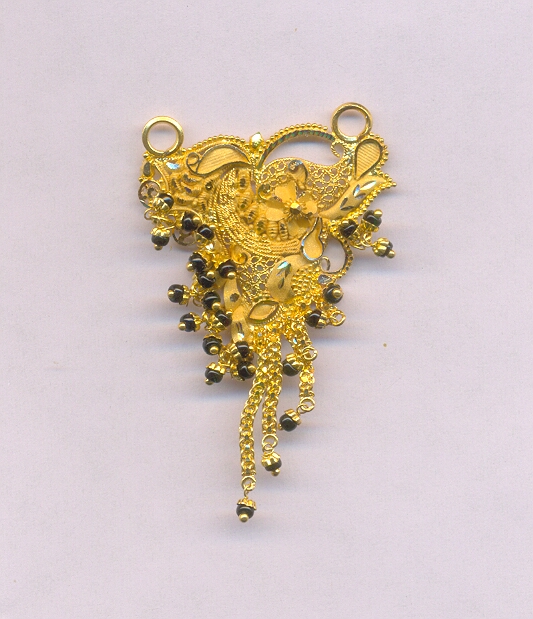 GOLD PENDENT PLAIN FANCY