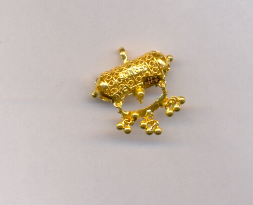 GOLD PENDENT PLAIN FANCY
