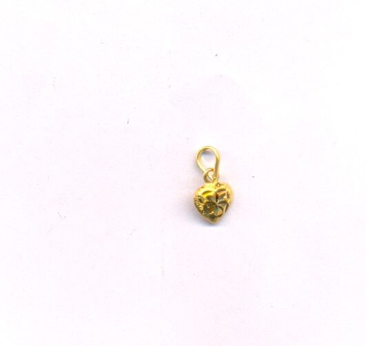 GOLD PENDENT PLAIN FANCY