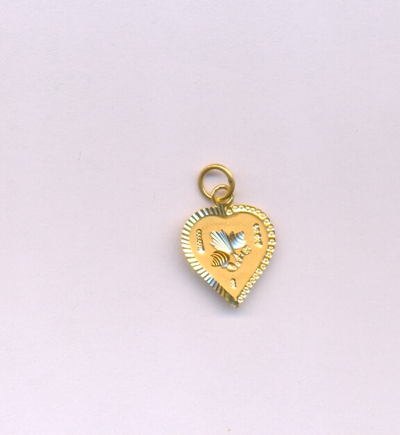 GOLD PENDENT PLAIN FANCY