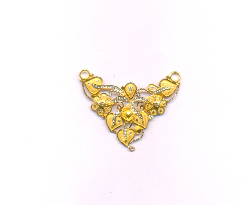 GOLD PENDENT PLAIN FANCY