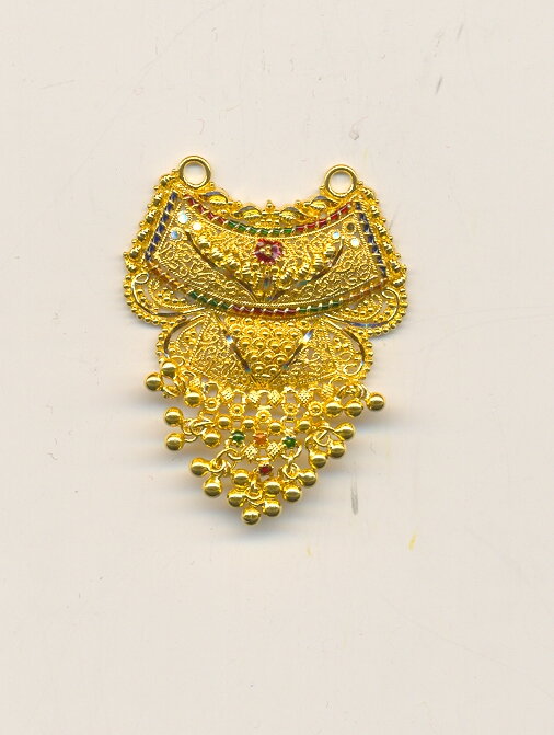 GOLD PENDENT PLAIN FANCY