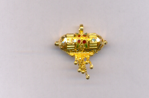 GOLD PENDENT PLAIN FANCY