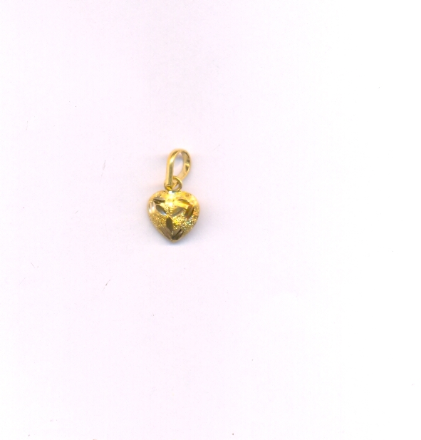GOLD PENDENT PLAIN FANCY