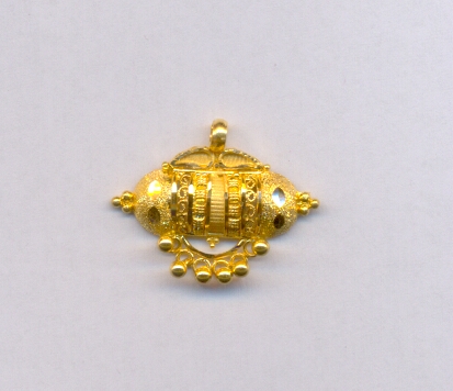 GOLD PENDENT PLAIN FANCY