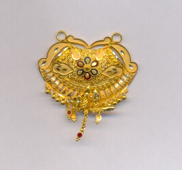 GOLD PENDENT PLAIN FANCY