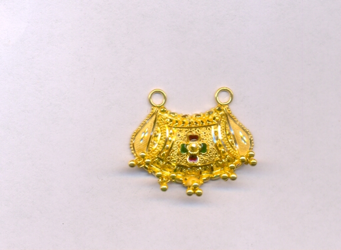 GOLD PENDENT PLAIN FANCY