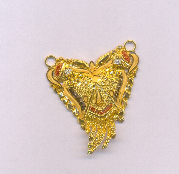 GOLD PENDENT PLAIN FANCY