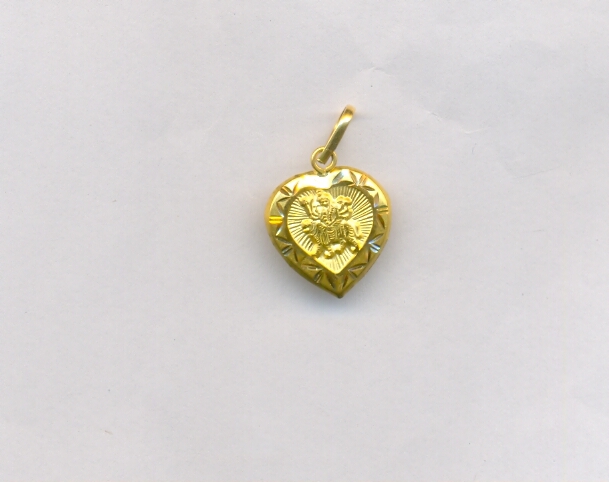 GOLD PENDENT PLAIN FANCY