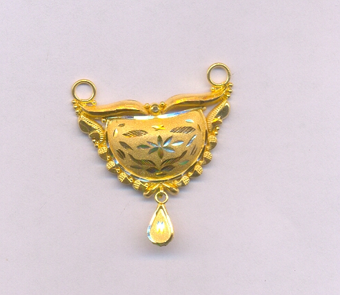 GOLD PENDENT PLAIN GENERAL