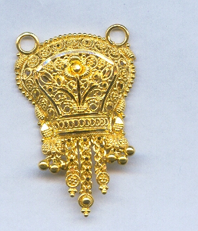 GOLD PENDENT PLAIN GENERAL