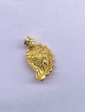 GOLD PENDENT PLAIN GENERAL