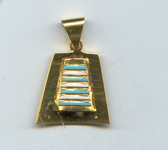 GOLD PENDENT PLAIN GENERAL