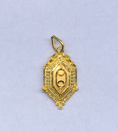 GOLD PENDENT PLAIN GENERAL