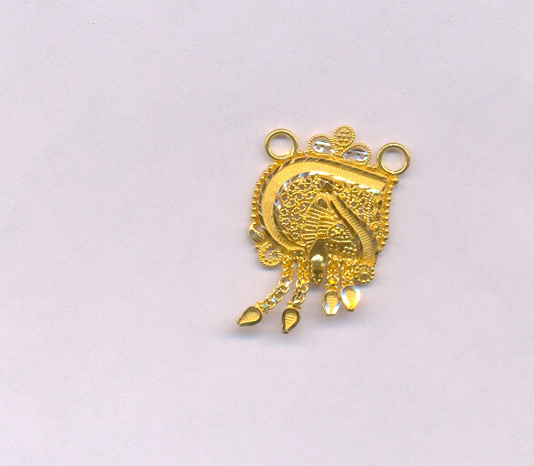 GOLD PENDENT PLAIN GENERAL