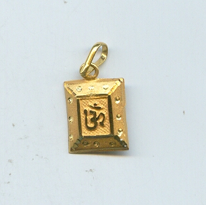 GOLD PENDENT PLAIN GENERAL