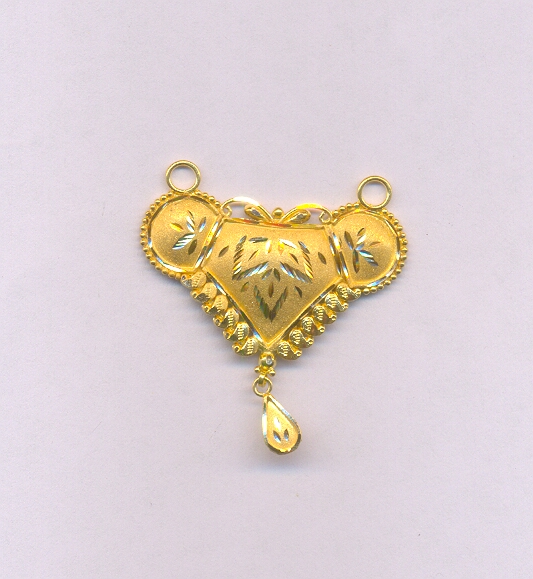 GOLD PENDENT PLAIN GENERAL