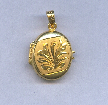 GOLD PENDENT PLAIN GENERAL