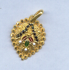GOLD PENDENT PLAIN GENERAL