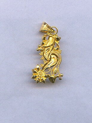 GOLD PENDENT PLAIN GENERAL
