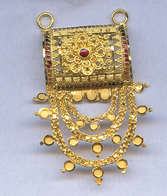 GOLD PENDENT PLAIN GENERAL