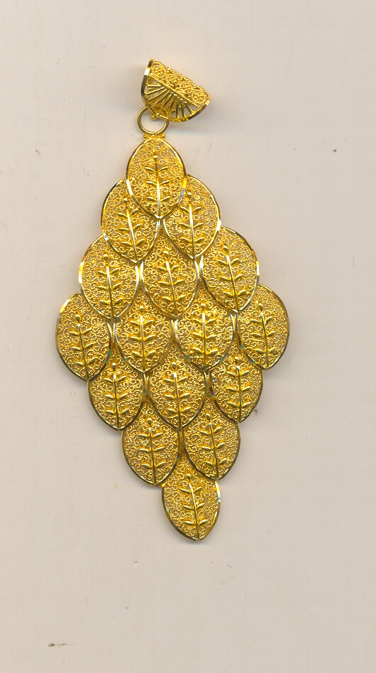 GOLD PENDENT PLAIN GENERAL