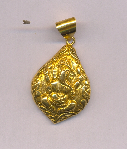 GOLD PENDENT PLAIN GENERAL