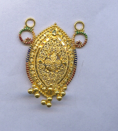 GOLD PENDENT PLAIN GENERAL