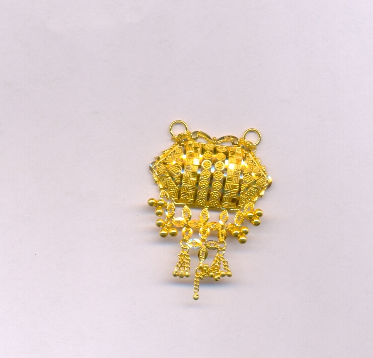 GOLD PENDENT PLAIN GENERAL
