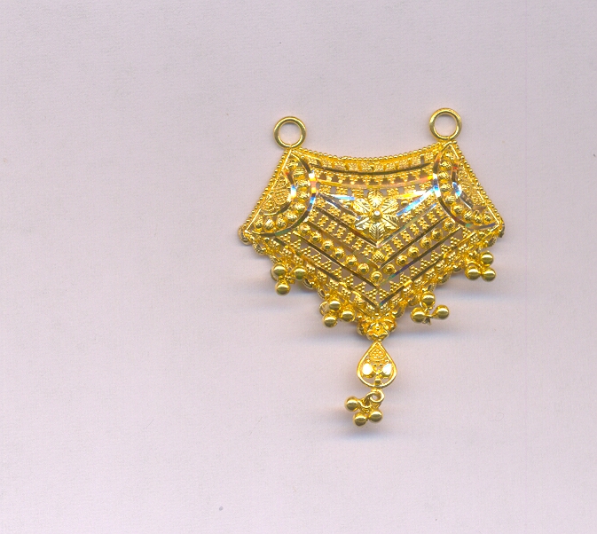 GOLD PENDENT PLAIN GENERAL