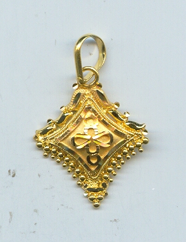 GOLD PENDENT PLAIN GENERAL
