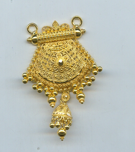 GOLD PENDENT PLAIN GENERAL