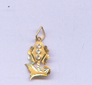 GOLD PENDENT PLAIN GENERAL