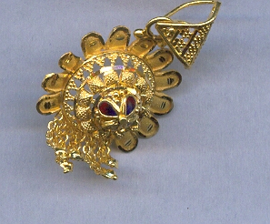 GOLD PENDENT PLAIN GENERAL